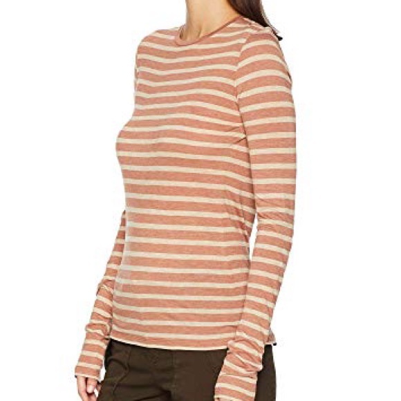 Vince Stripe Long Sleeve Crew Tee - Picture 3 of 6